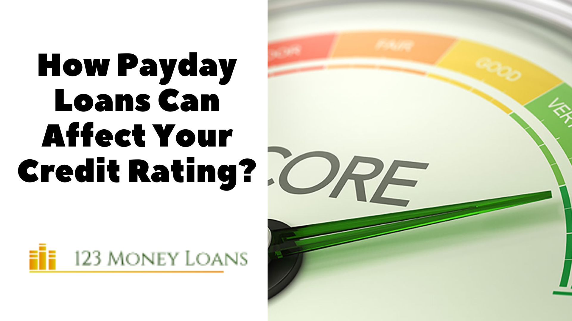 How Payday Loans Can Affect Your Credit Rating
